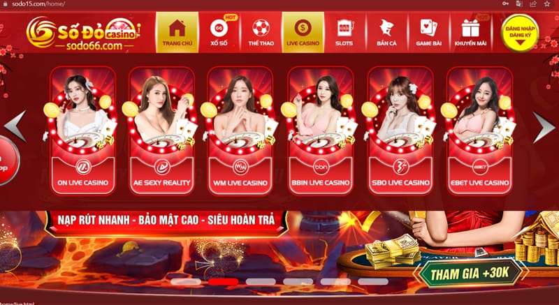 Sảnh Casino uy tín