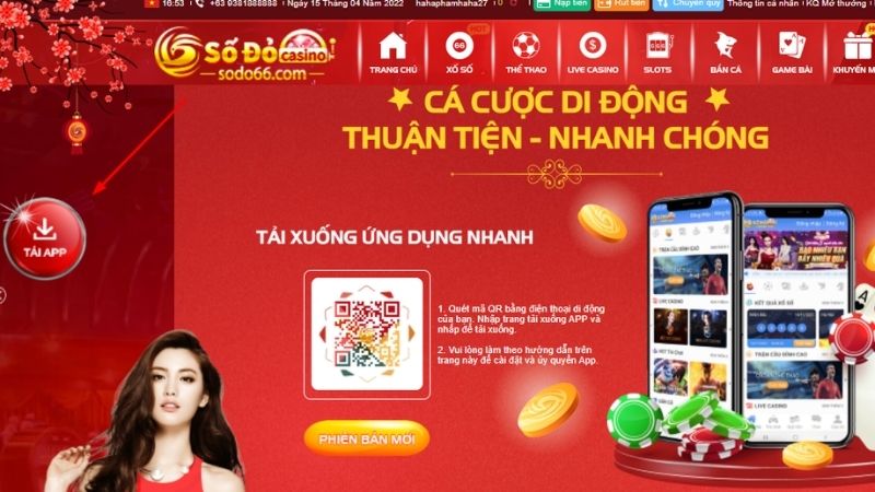 Tải app Sodo66 với hệ điều hành Android